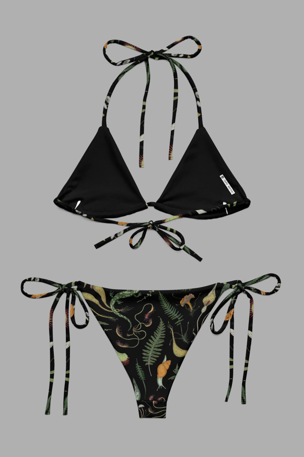 cosmic drifters werewood print triangle bikini back2