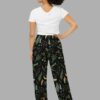 cosmic drifters werewood print unisex wide leg pants back