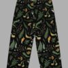 cosmic drifters werewood print unisex wide leg pants front 2