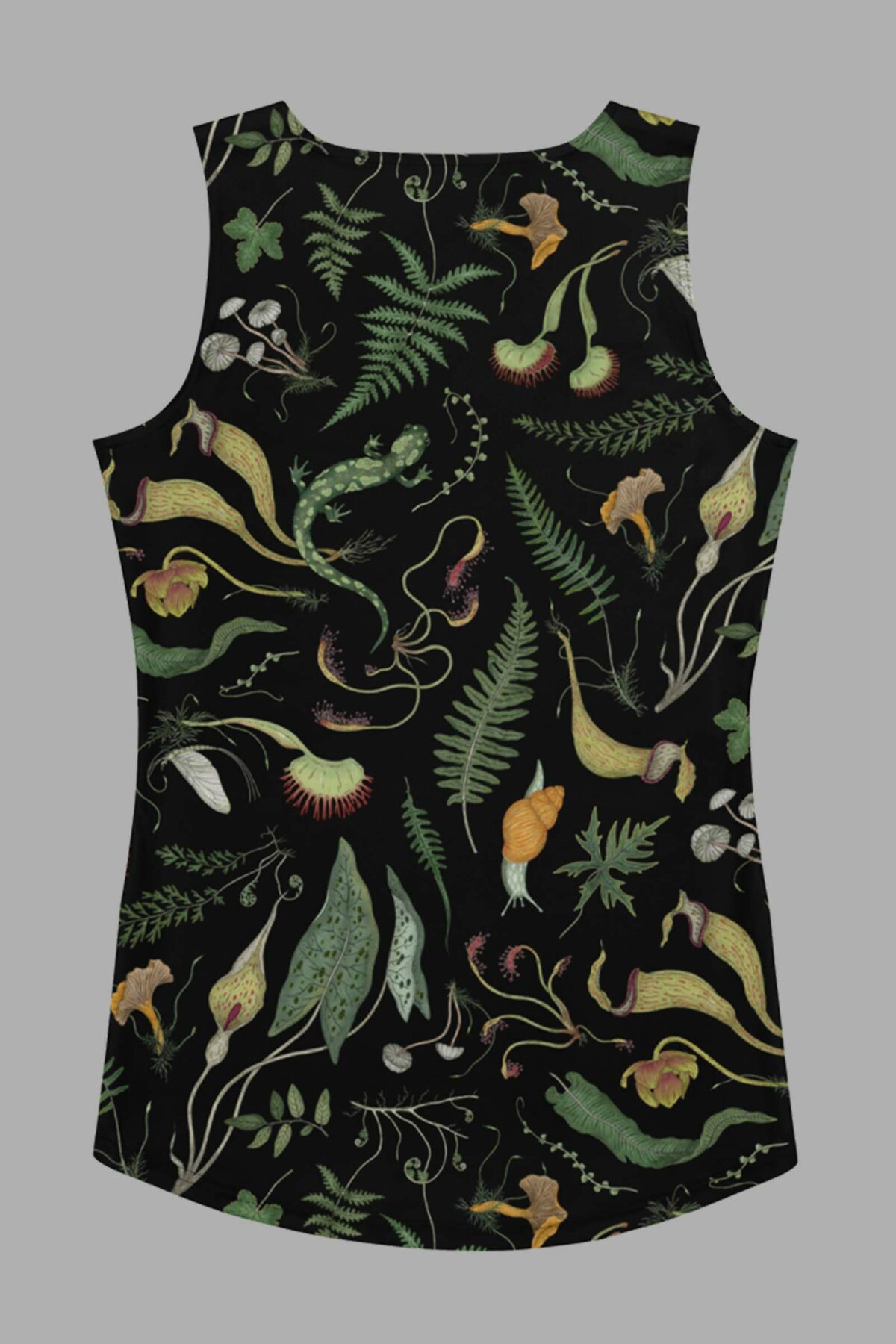 cosmic drifters werewood print womens tank top back 2