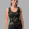 cosmic drifters werewood print womens tank top front