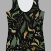 cosmic drifters werewood print womens tank top front 2