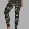 cosmic drifters werewood print yoga leggings front