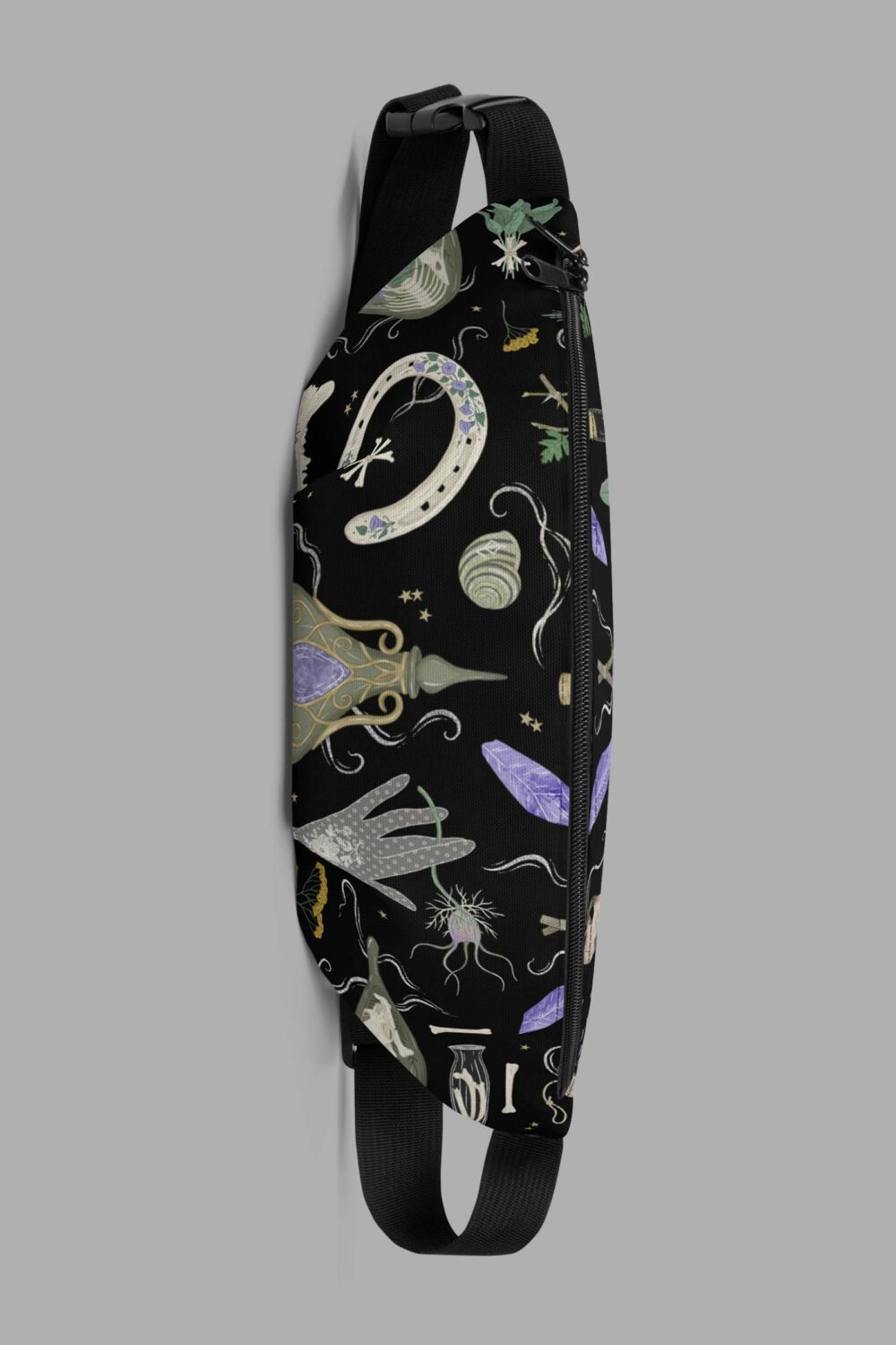 cosmic drifters witches altar print fanny pack front 2