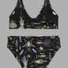 cosmic drifters witches altar print high waist bikini back2