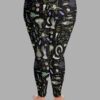 cosmic drifters witches altar print plus size leggings back