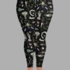 cosmic drifters witches altar print plus size leggings front