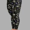 cosmic drifters witches altar print plus size leggings side