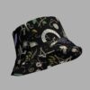 cosmic drifters witches altar print reversible bucket hat