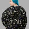 cosmic drifters witches altar print sweater back