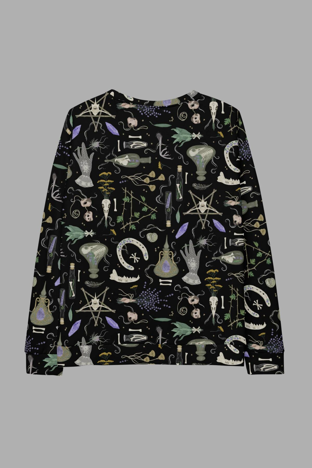 cosmic drifters witches altar print sweater back2