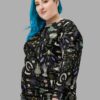 cosmic drifters witches altar print sweater front