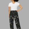 cosmic drifters witches altar print unisex wide leg pants back