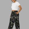 cosmic drifters witches altar print unisex wide leg pants side