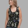 cosmic drifters witches altar print womens tank top front