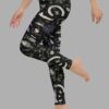 cosmic drifters witches altar print yoga leggings side