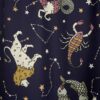 cosmic drifters zodiac skies fabric print