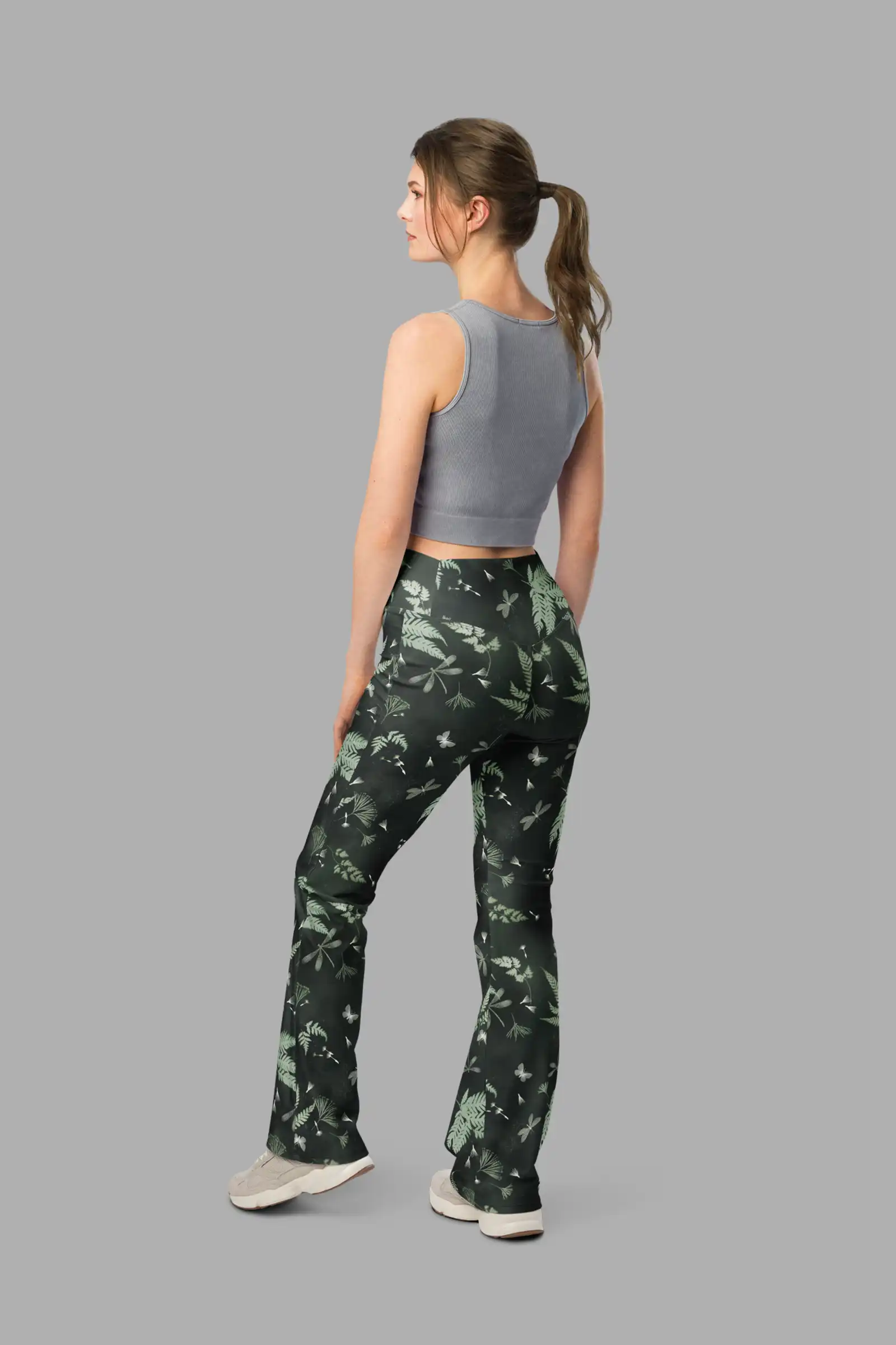 faerie fronds flare leggings4