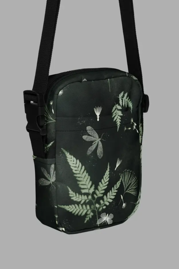 faerie fronds print utility crossbody bag 3