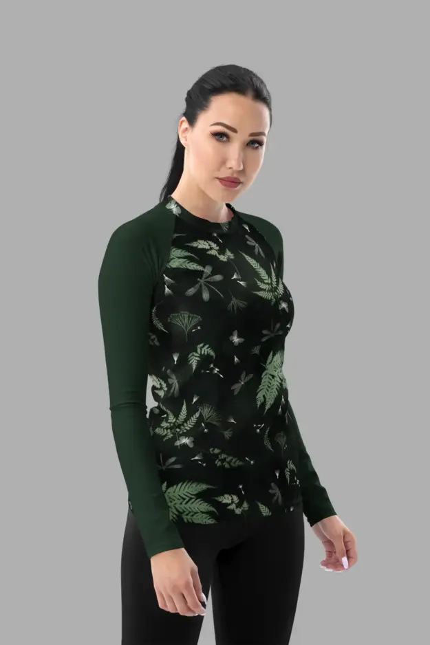 faerie fronds rash guard1