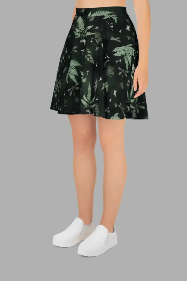 faerie fronds skater skirt 2