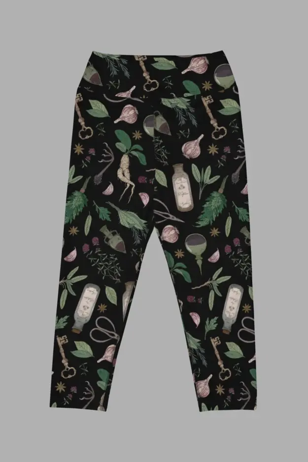 forest witch capri leggings1