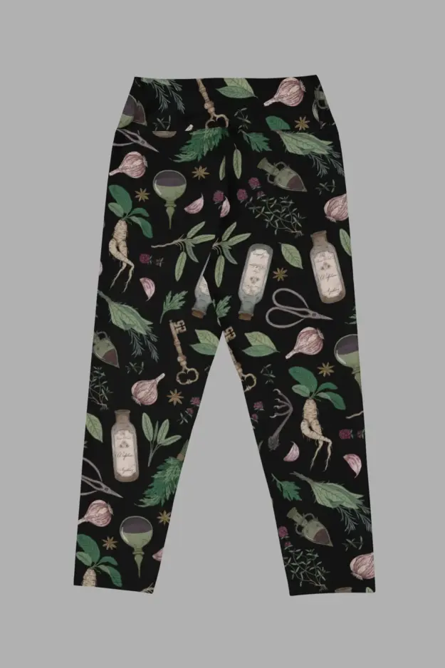 forest witch capri leggings2