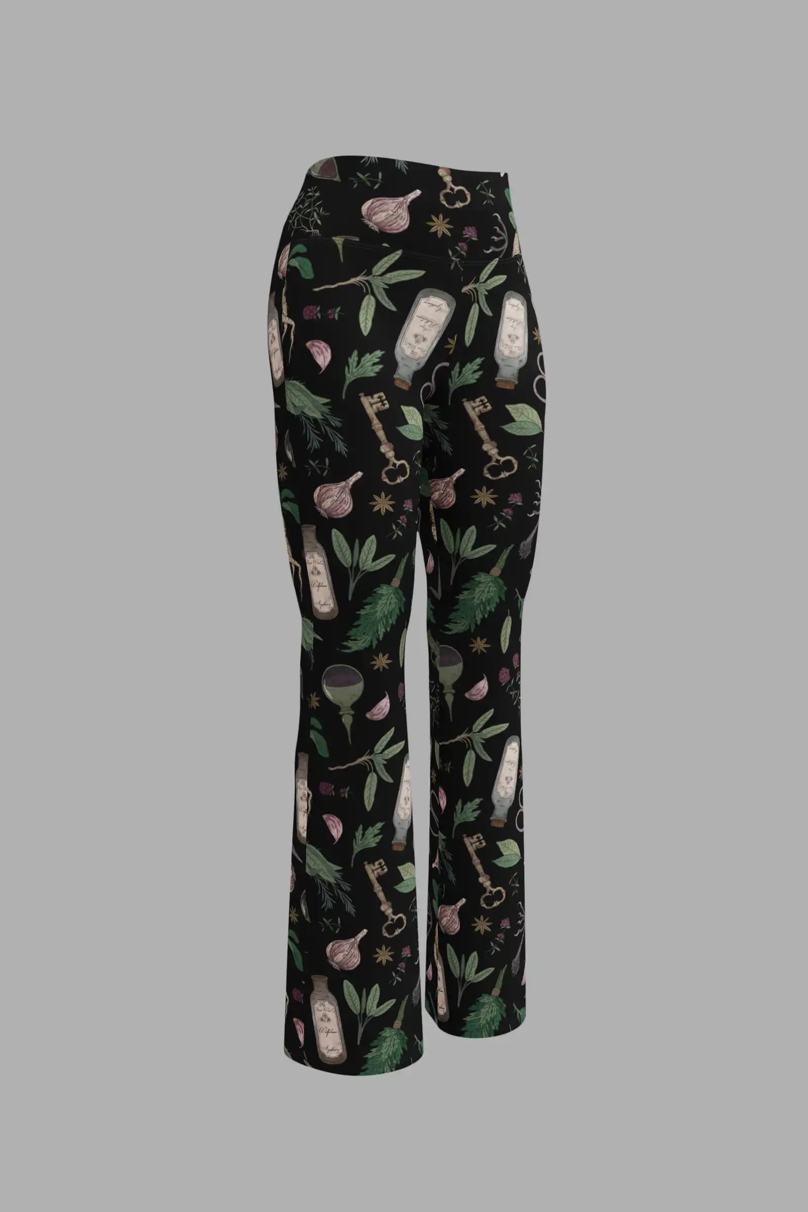forest witch flare leggings2