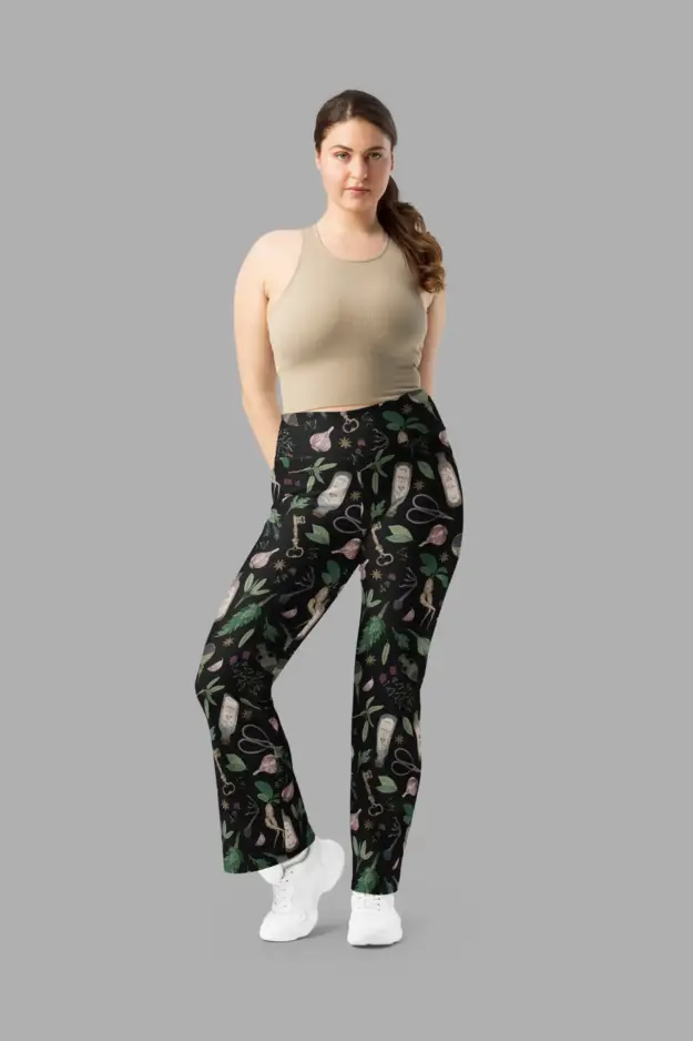 forest witch flare leggings3