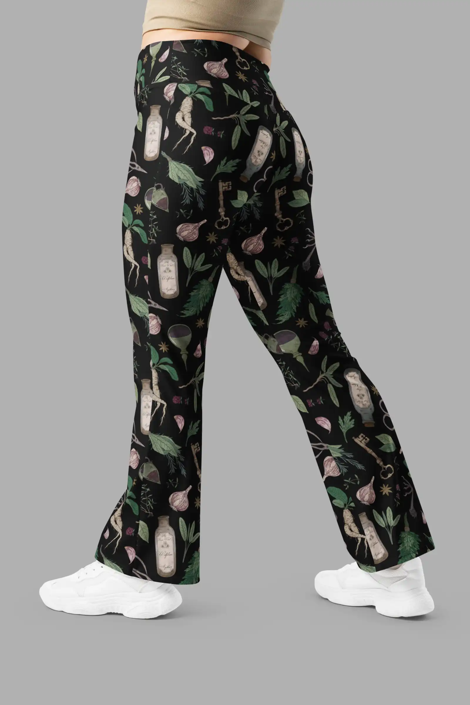 forest witch flare leggings4