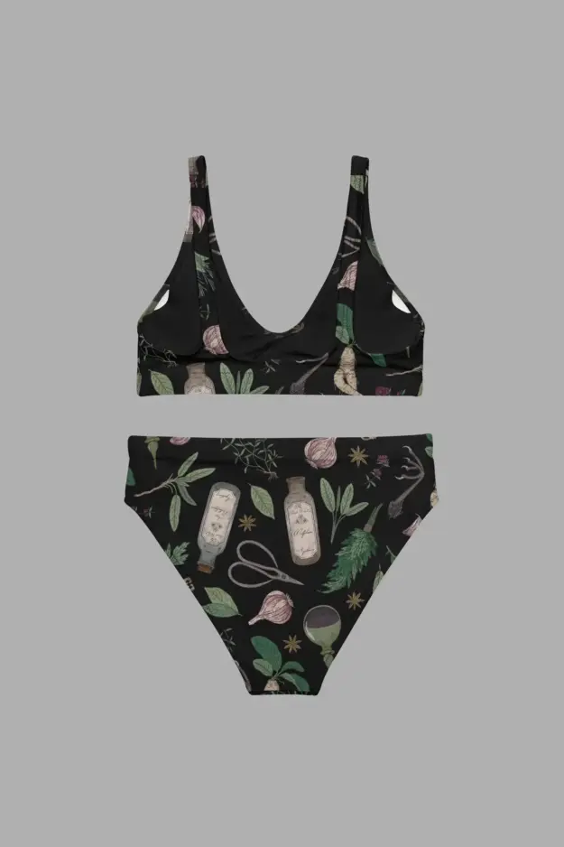 forest witch high waisted bikini1