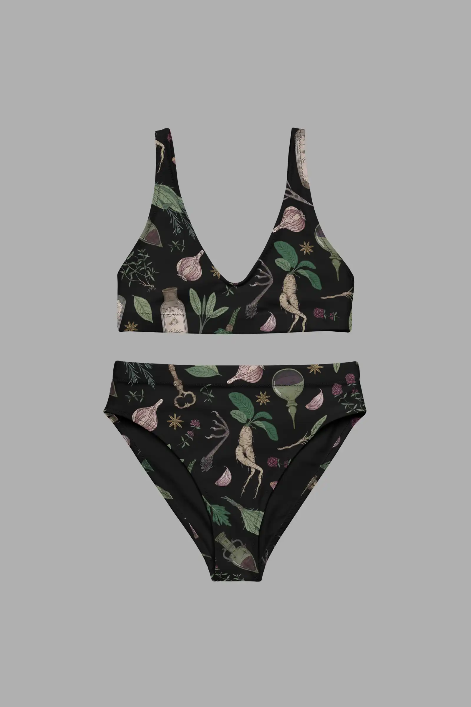 forest witch high waisted bikini4