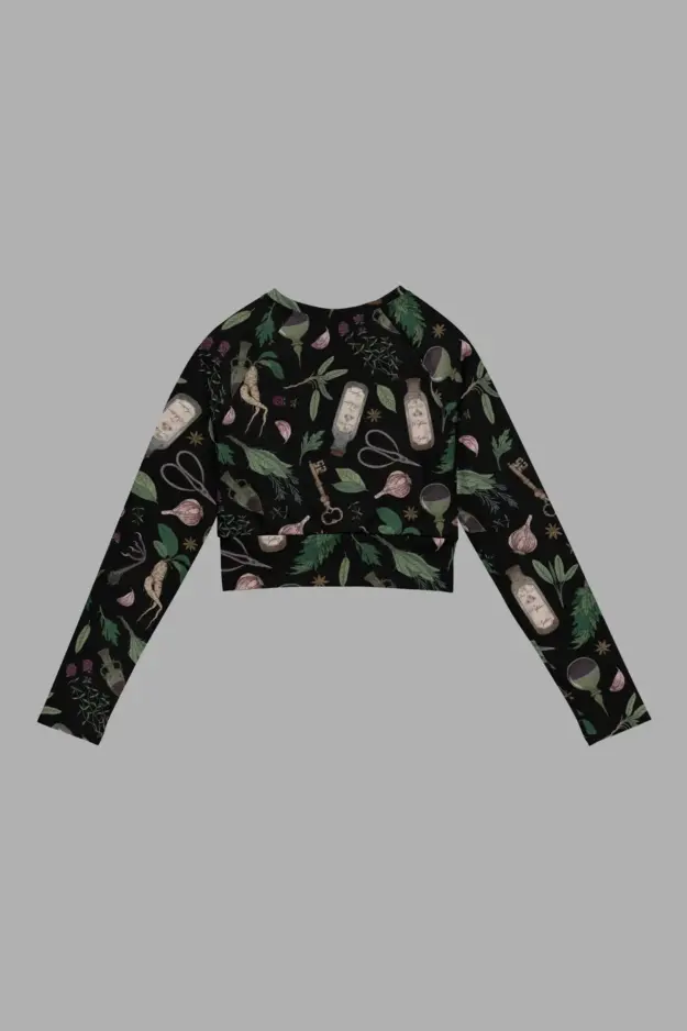 forest witch long sleeve crop top2