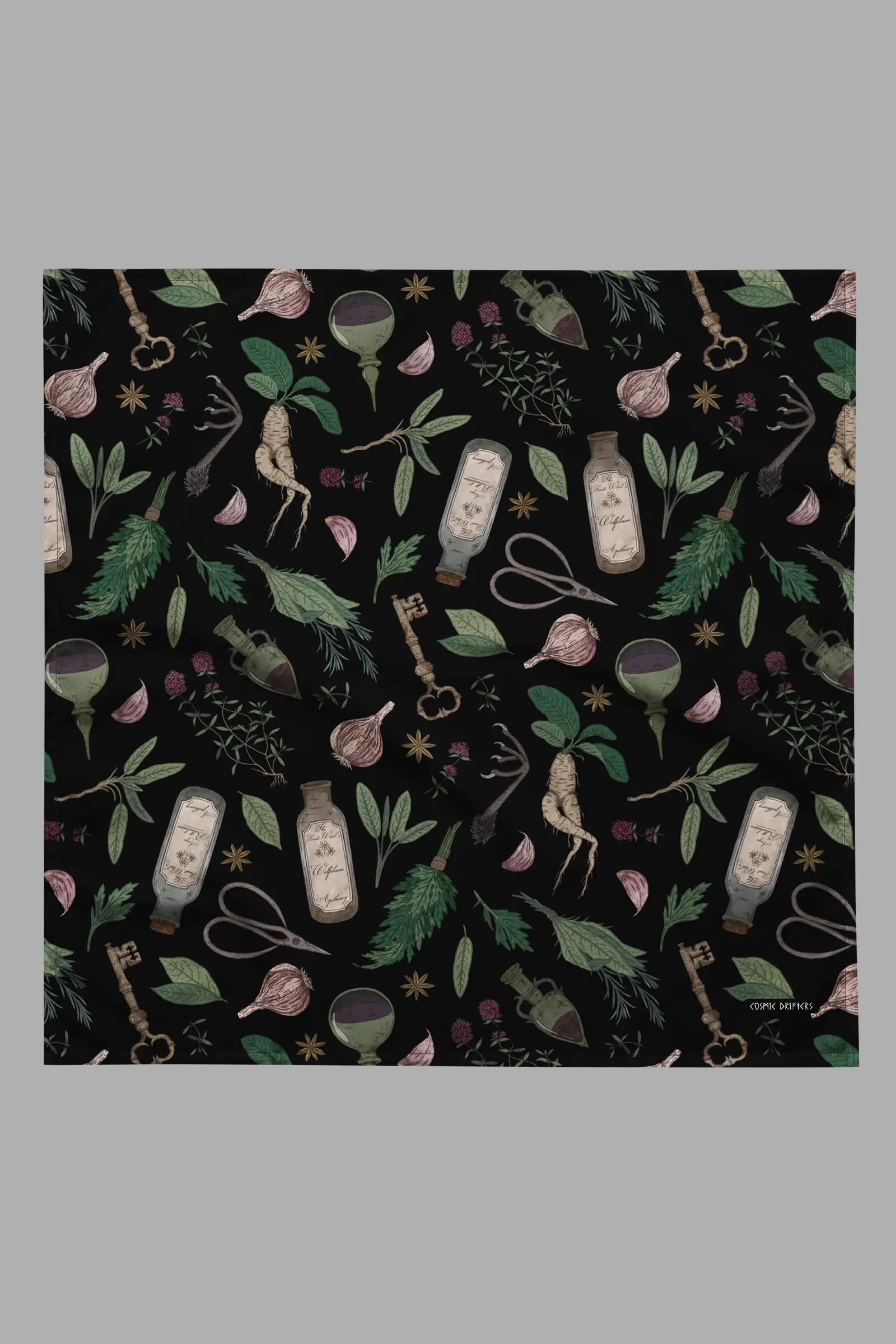 forest witch print bandana 1