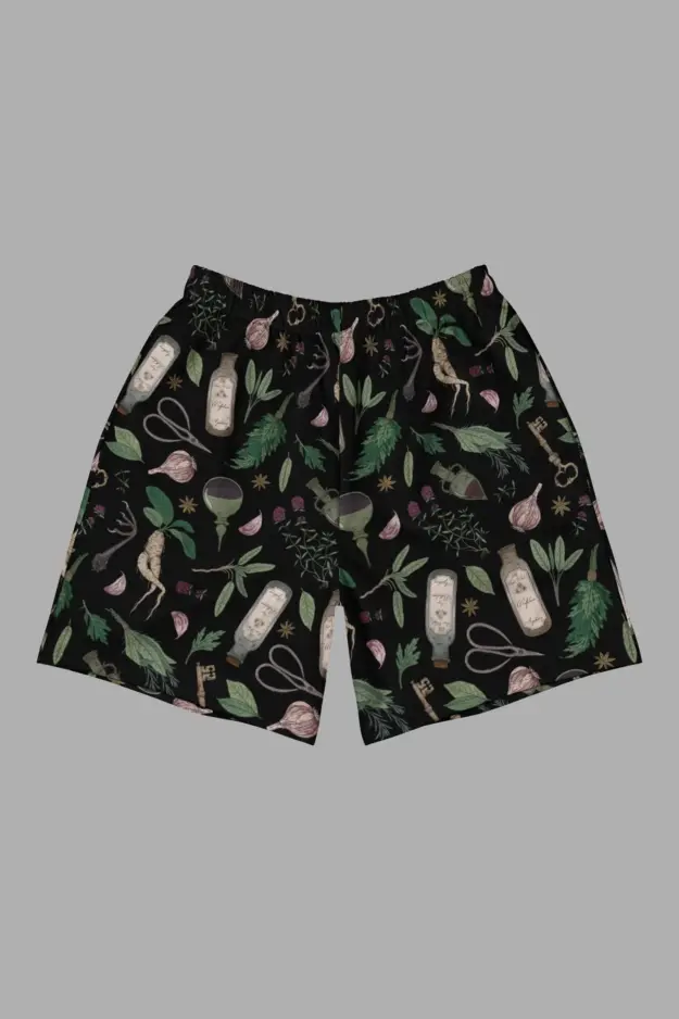 all over print unisex athletic long shorts