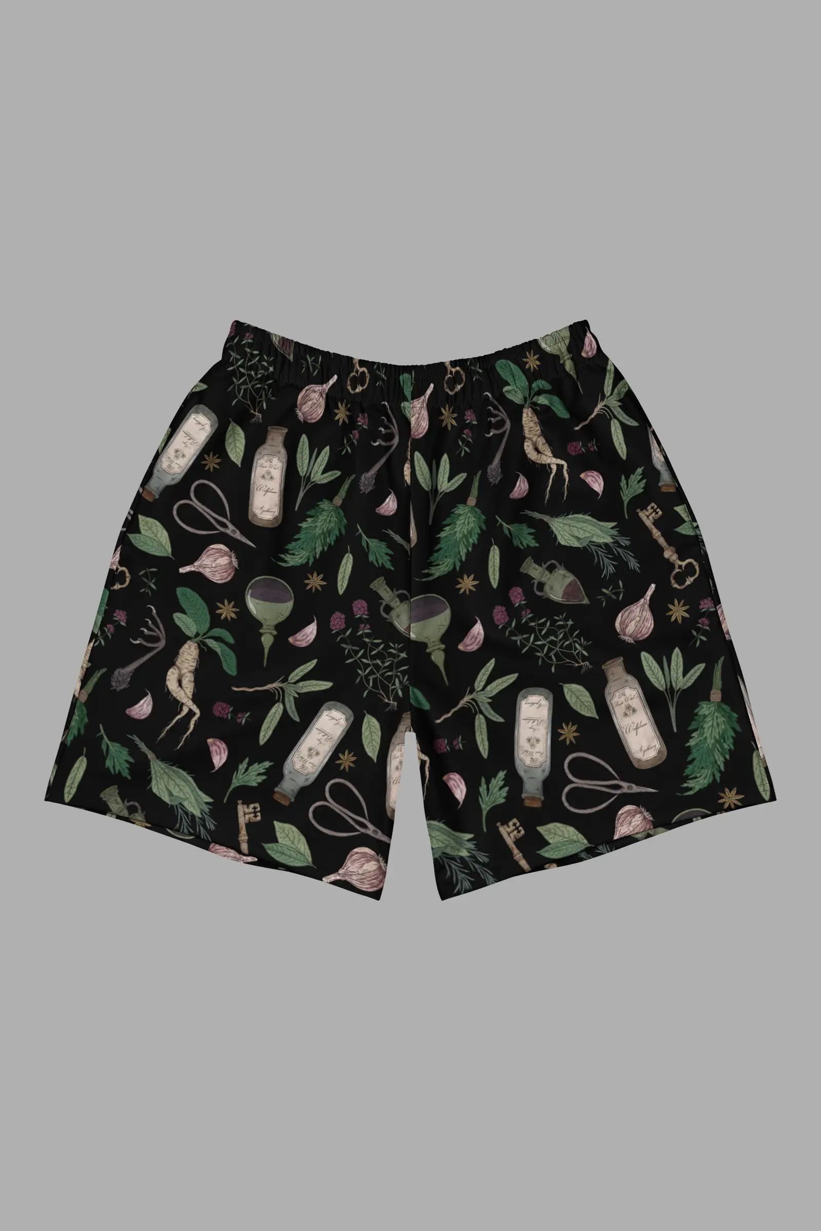 all over print unisex athletic long shorts