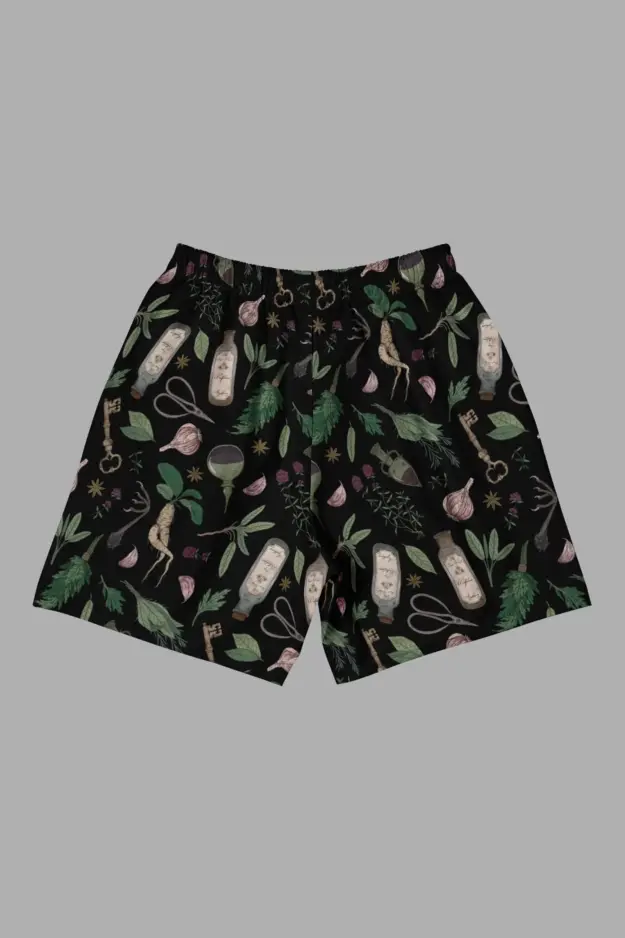 all over print unisex athletic long shorts