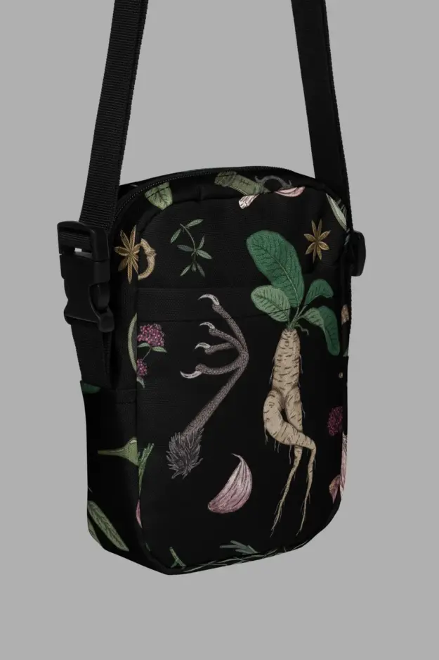 forest witch print utility crossbody bag front2