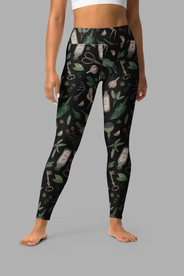 forest witch yoga leggings3