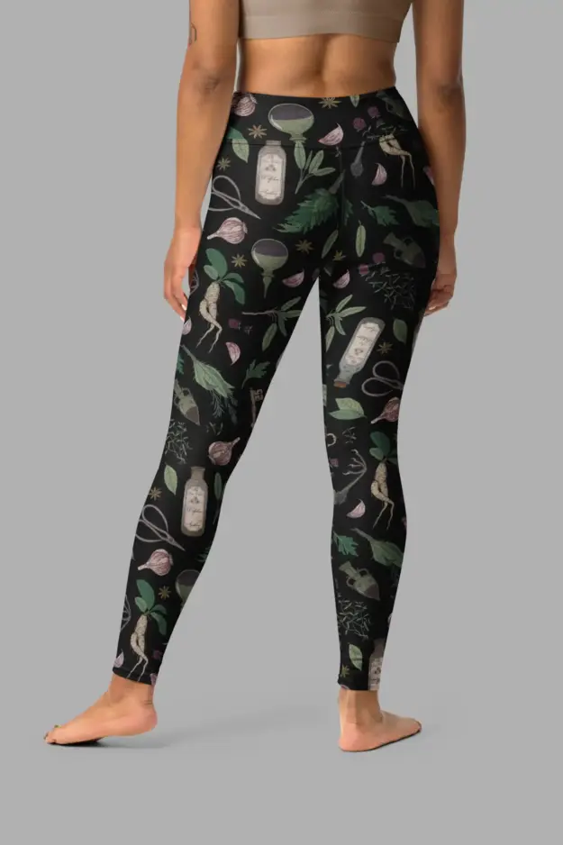 forest witch yoga leggings4