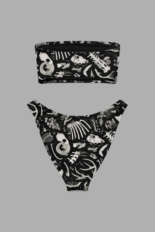 fungalis print bandeau bikini2