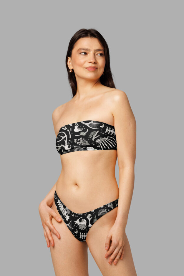 fungalis print bandeau bikini3
