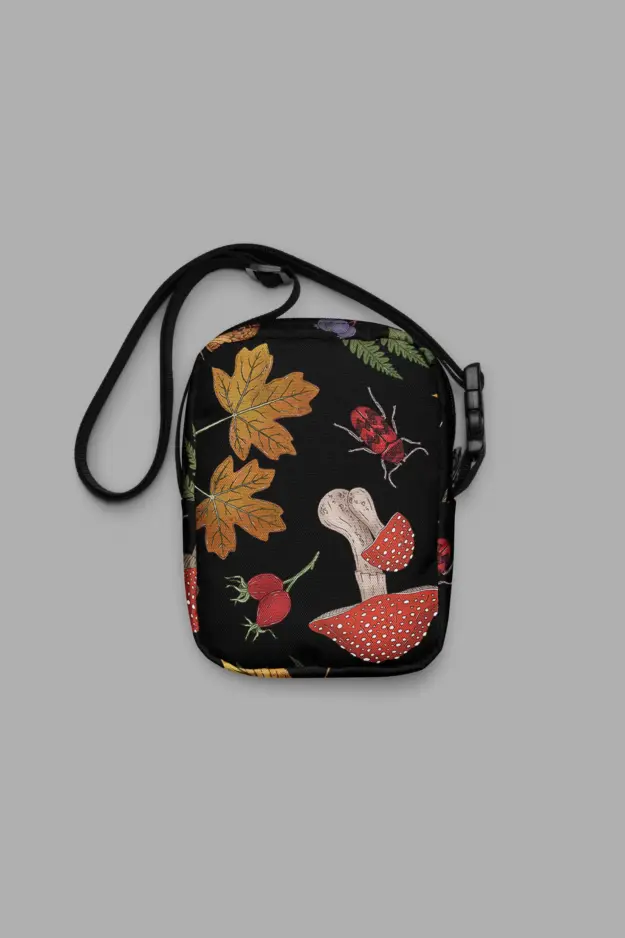 hedge witch print utility crossbody bag flat2