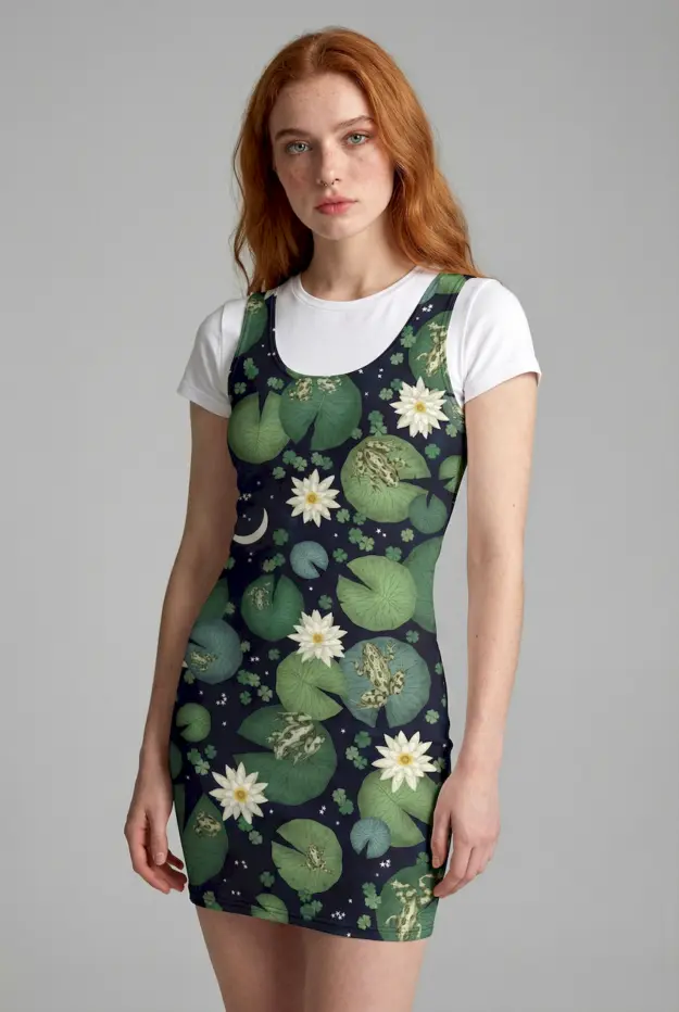 lily pond bodycon dress