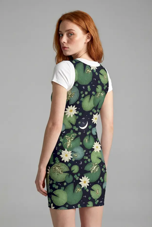 lily pond bodycon dress