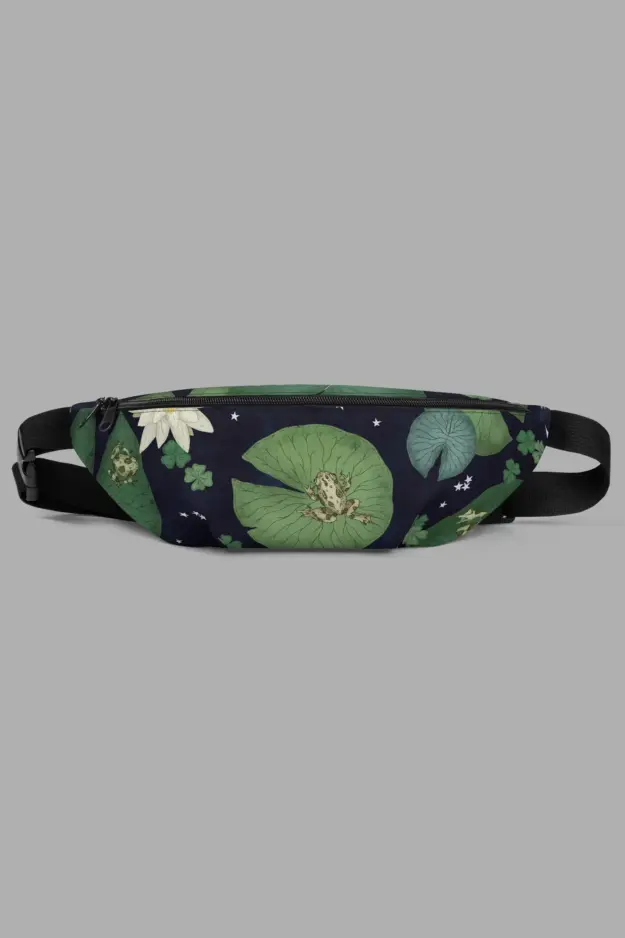lily pond print fanny pack 2