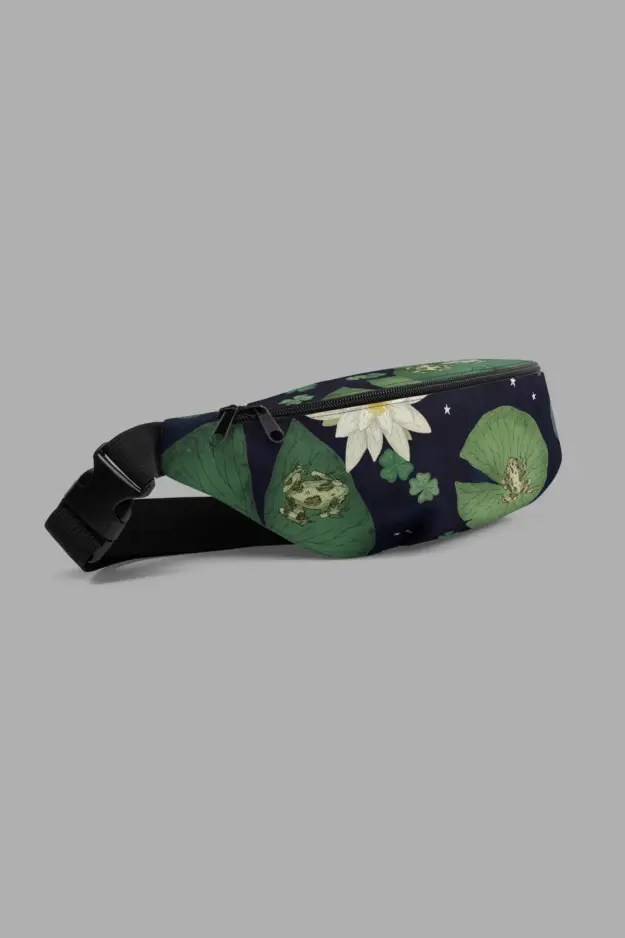 lily pond print fanny pack 3