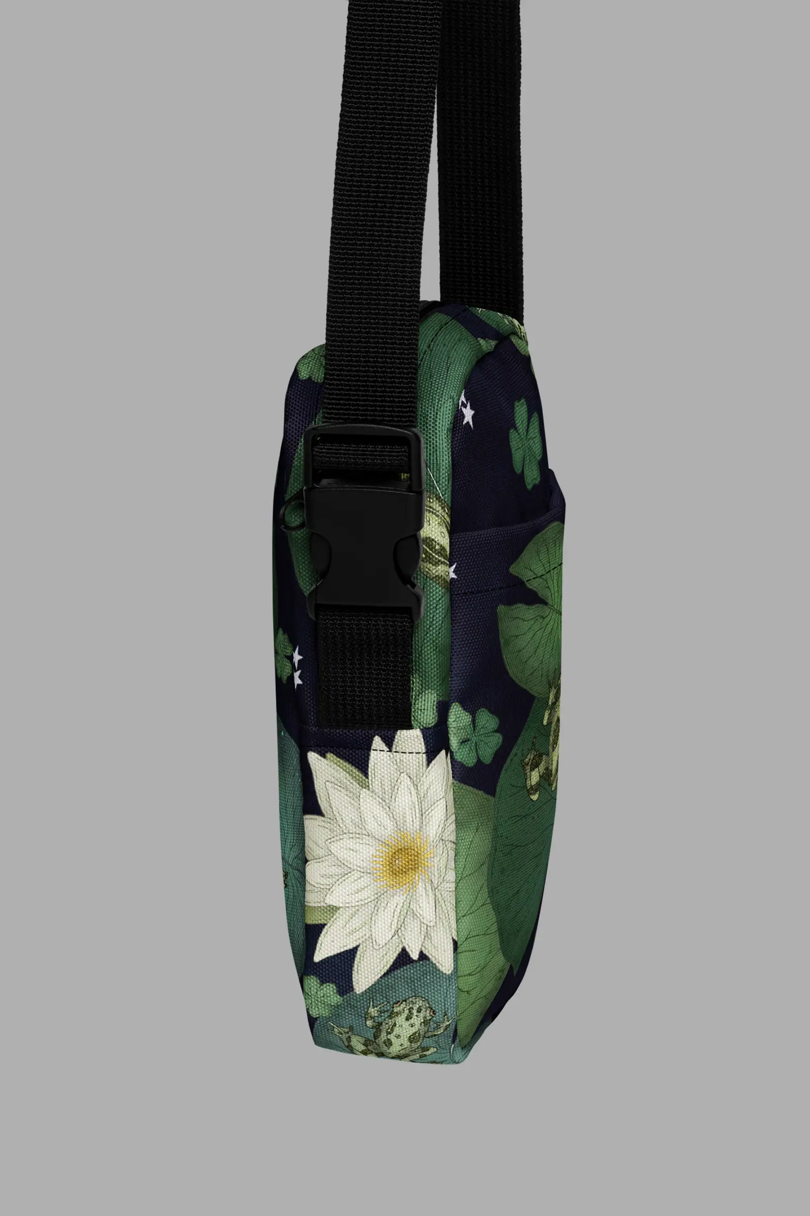 lily pond print utility crossbody bag 6