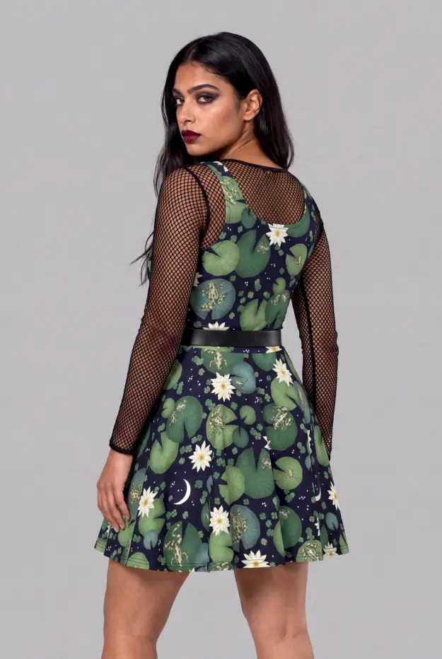 lily pond skater dress