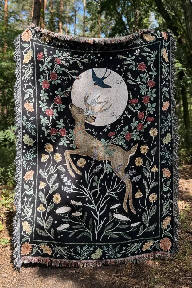 litha soft woven tapestry blanket